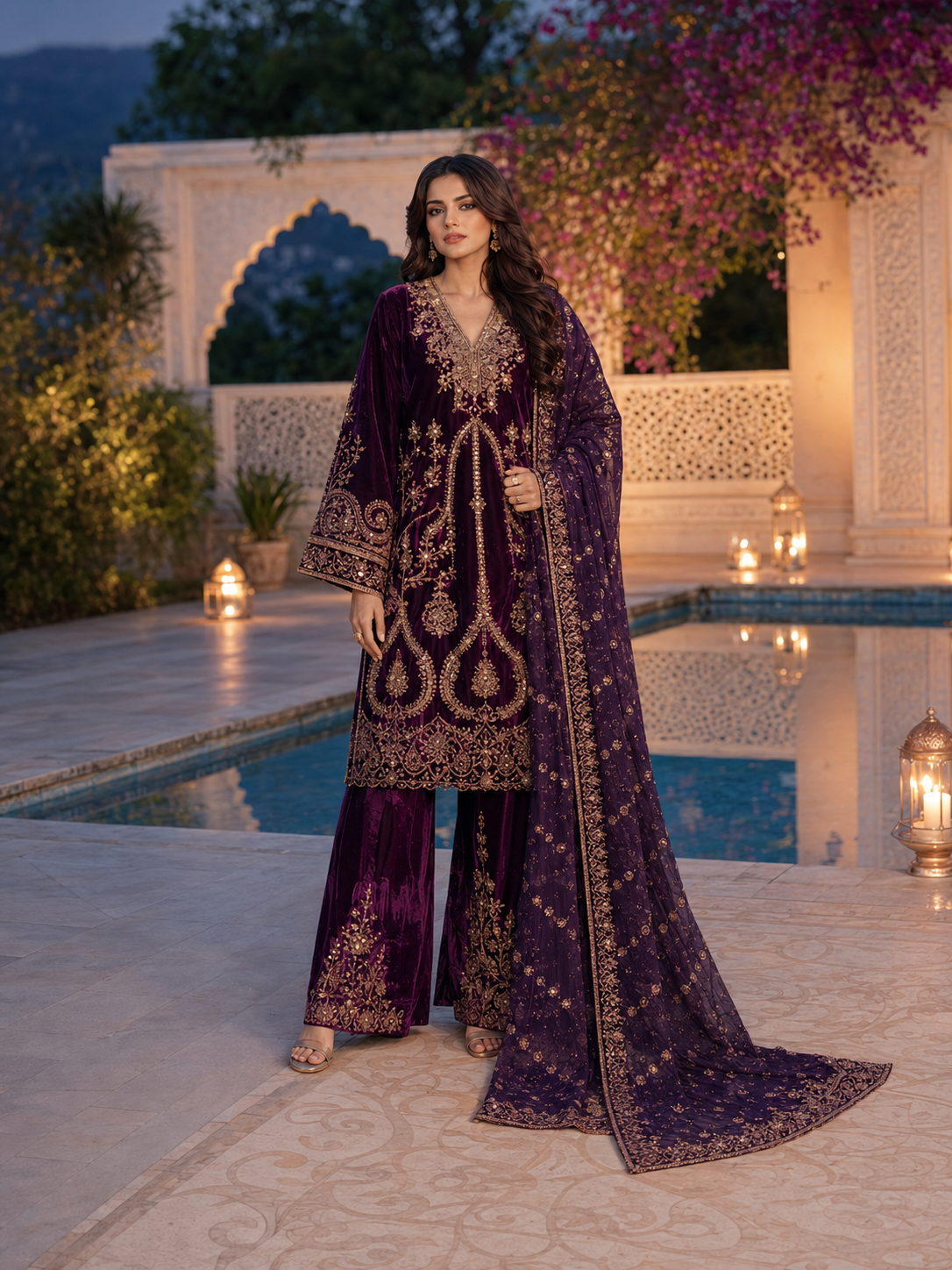 Rania Zardozi Formal Gown